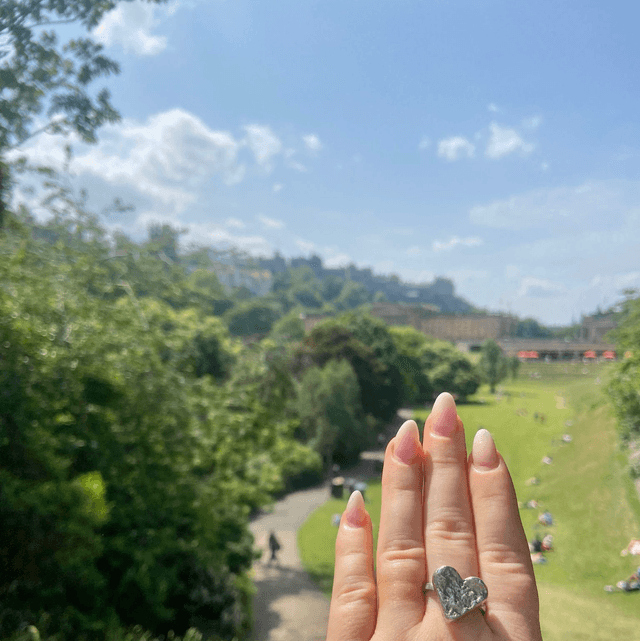 Outlander locations heart ring 