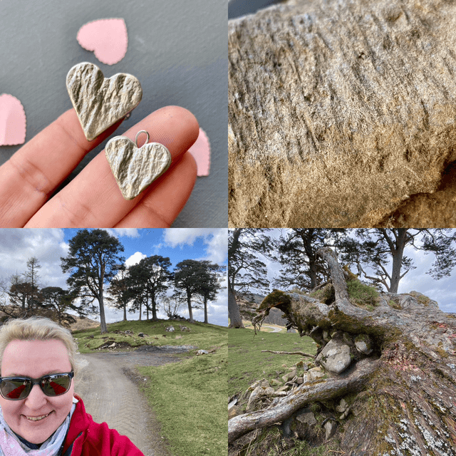 Textures of Scotland heart ring 🩷