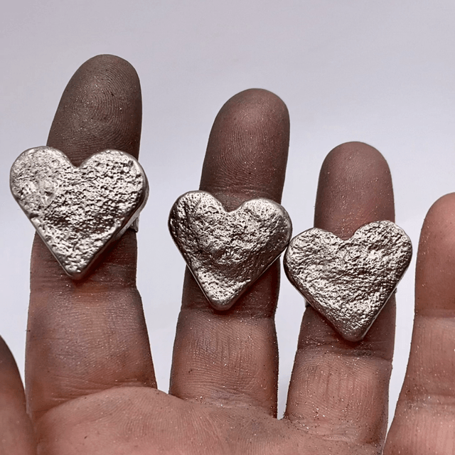 Textures of Scotland heart ring 🩷