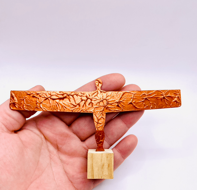 Angel of the North copper meets acrylic