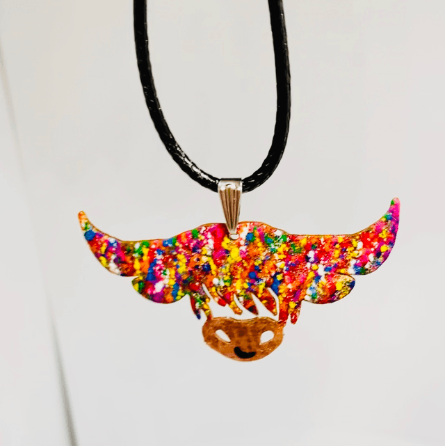 Duncan the Coo pendant 