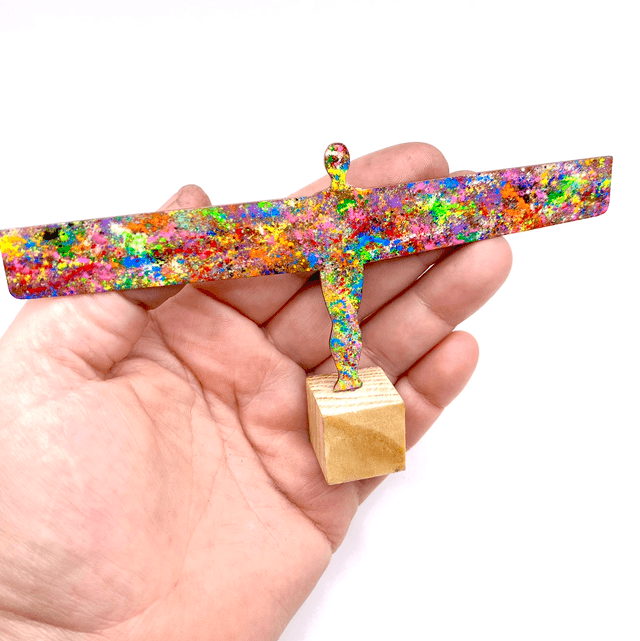 Angel: colourful copper