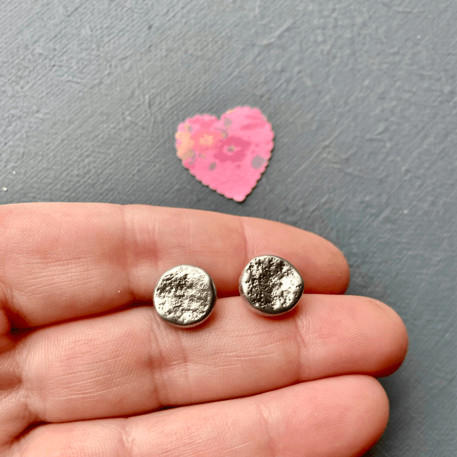 Bamburgh textures stud earrings Bebbanburg The Last Kingdom
