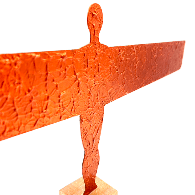 Angel of the North copper meets acrylic