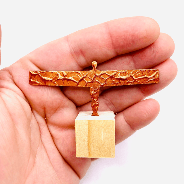 Angel of the North copper meets acrylic