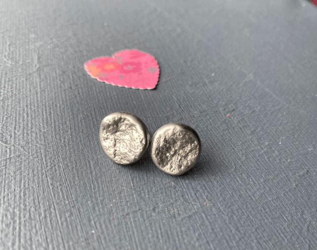 Bamburgh textures stud earrings Bebbanburg The Last Kingdom