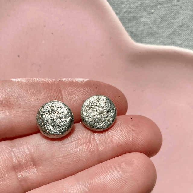 Stud earrings - Textures of Scotland 